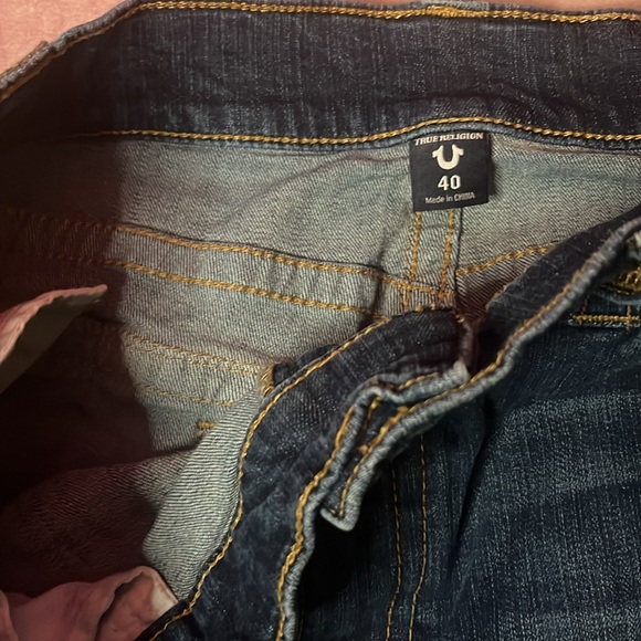 True Religion Big T size 40 men’s. color denim wash - Picture 3 of 5